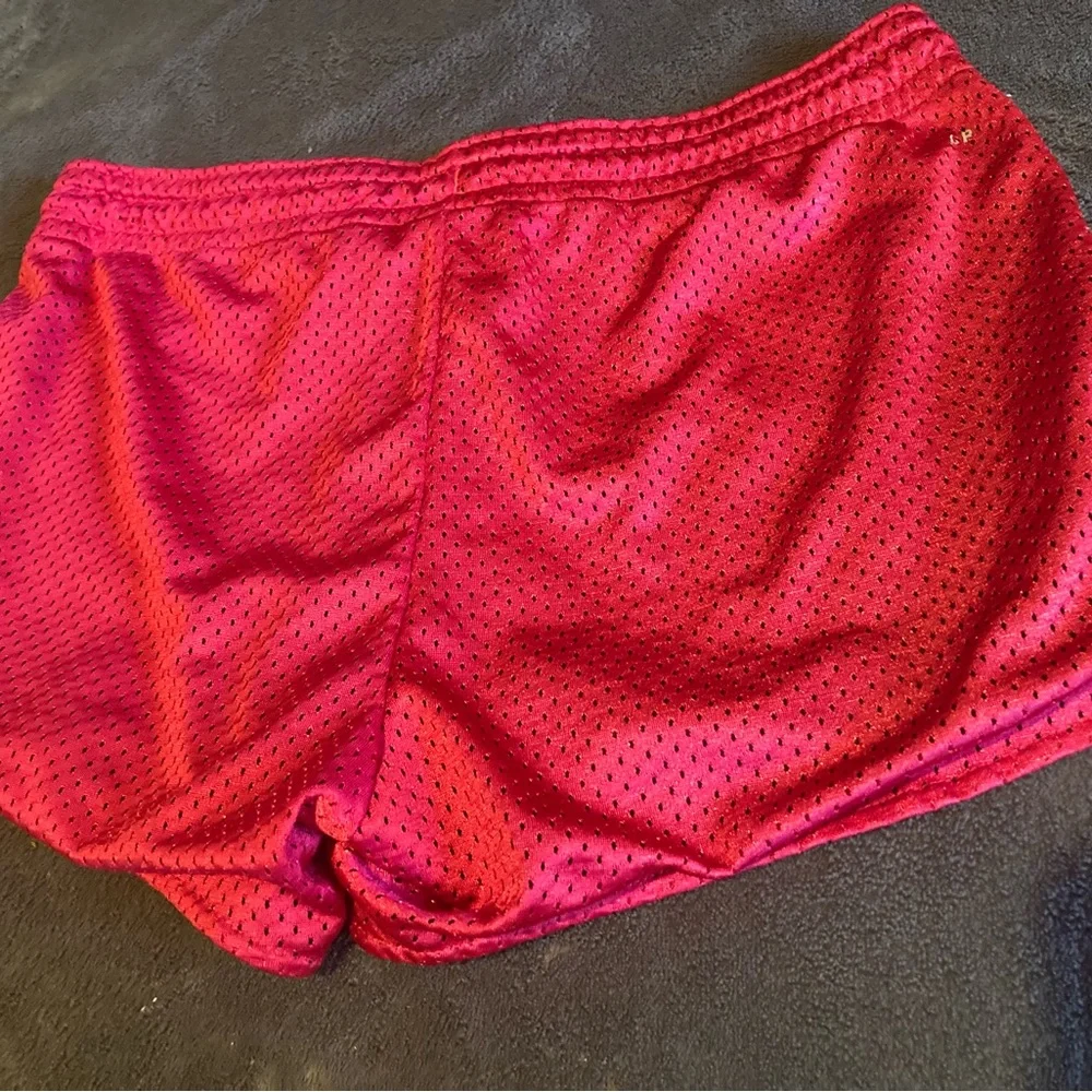 Nike Women's Pink Mesh Running Shorts - Picture 3 of 5